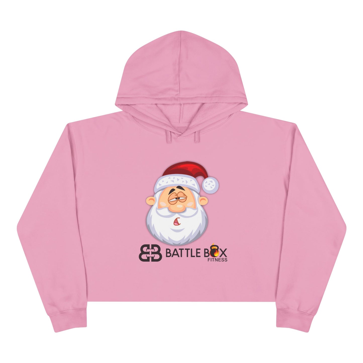 Dopey Santa Crop Hoodie