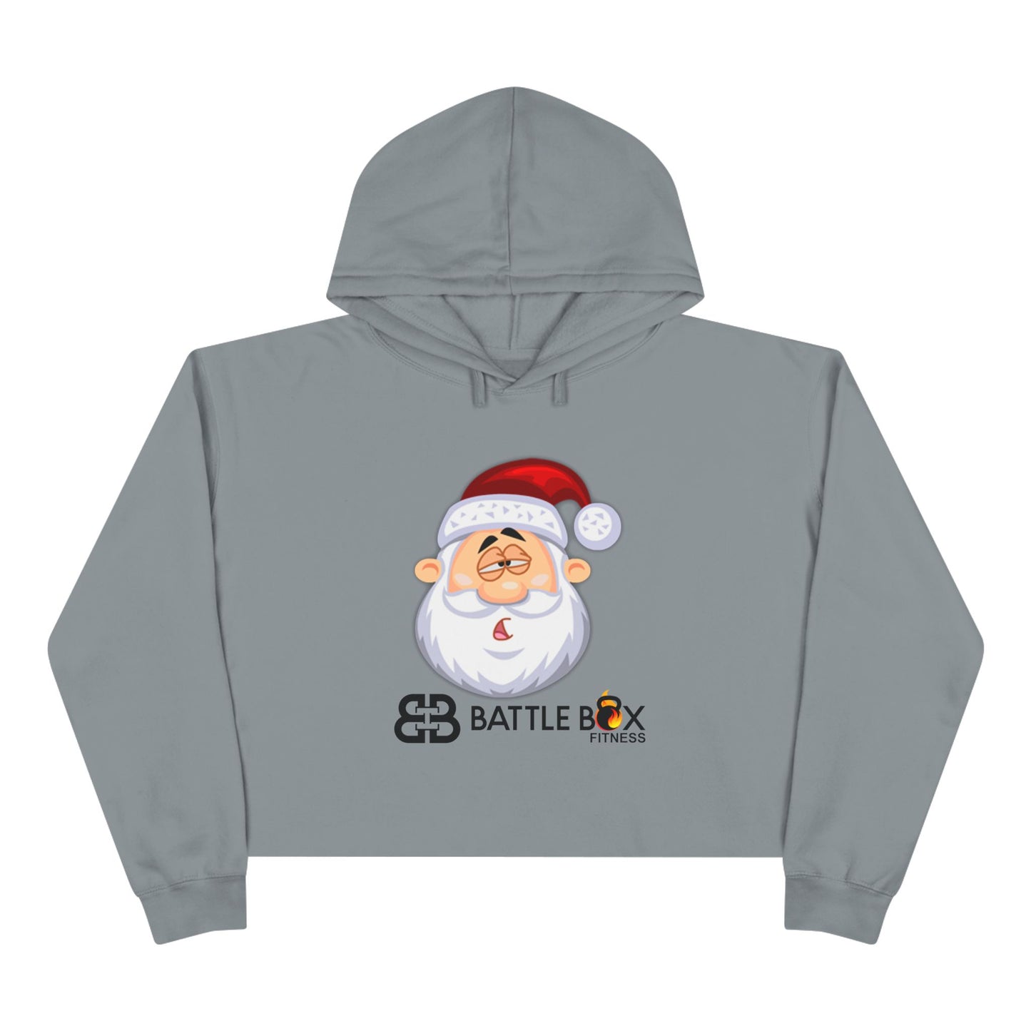 Dopey Santa Crop Hoodie