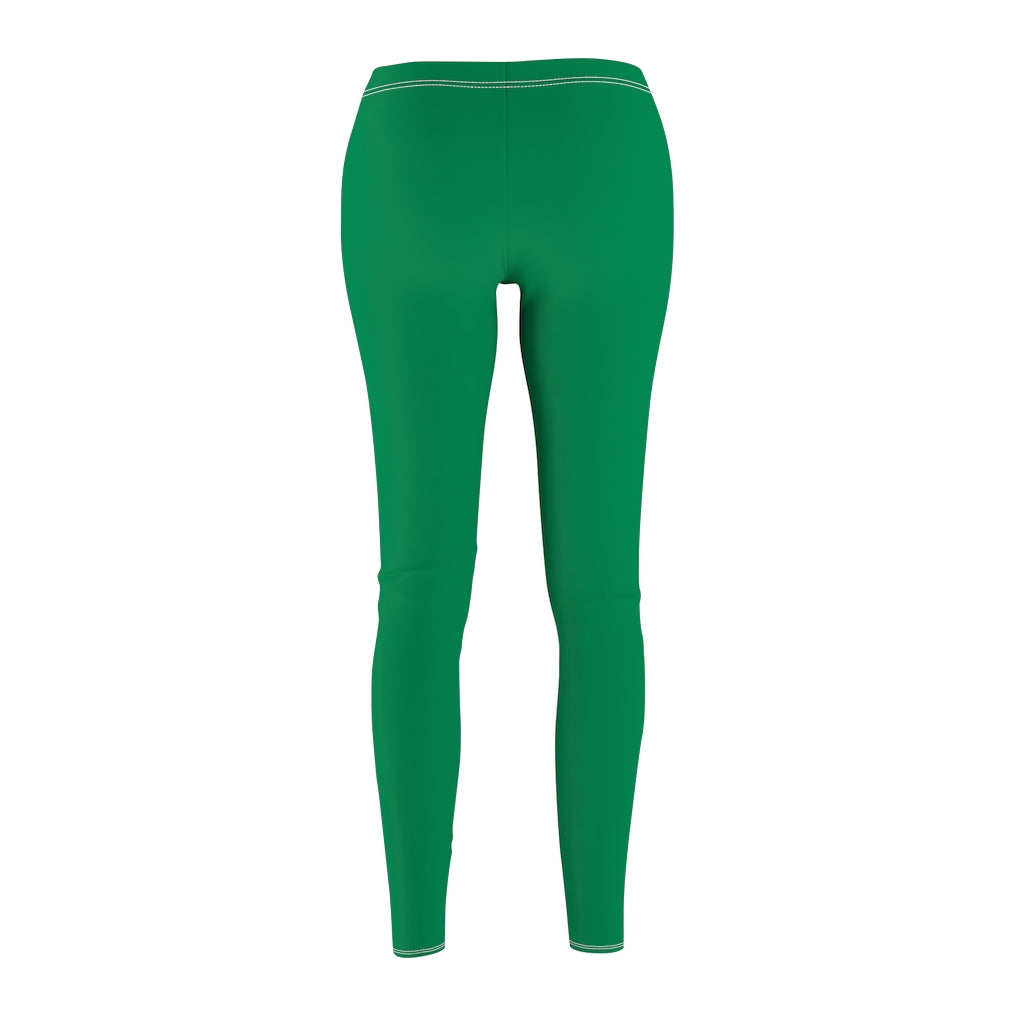 Battle Box Women's Green Casual Leggings