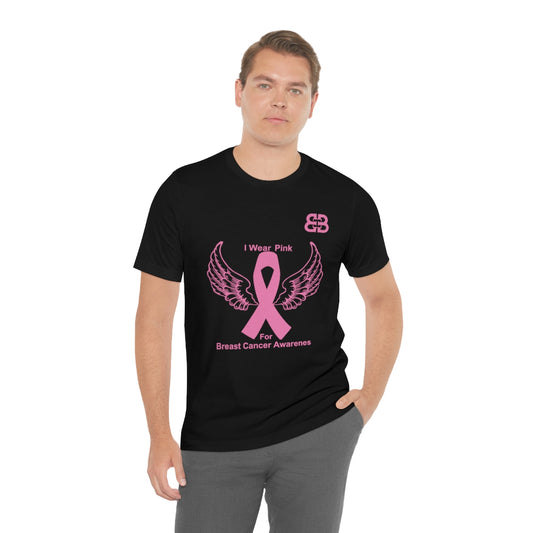 Battle Box Unisex Jersey Short Sleeve Tee - Breast Cancer Awareness