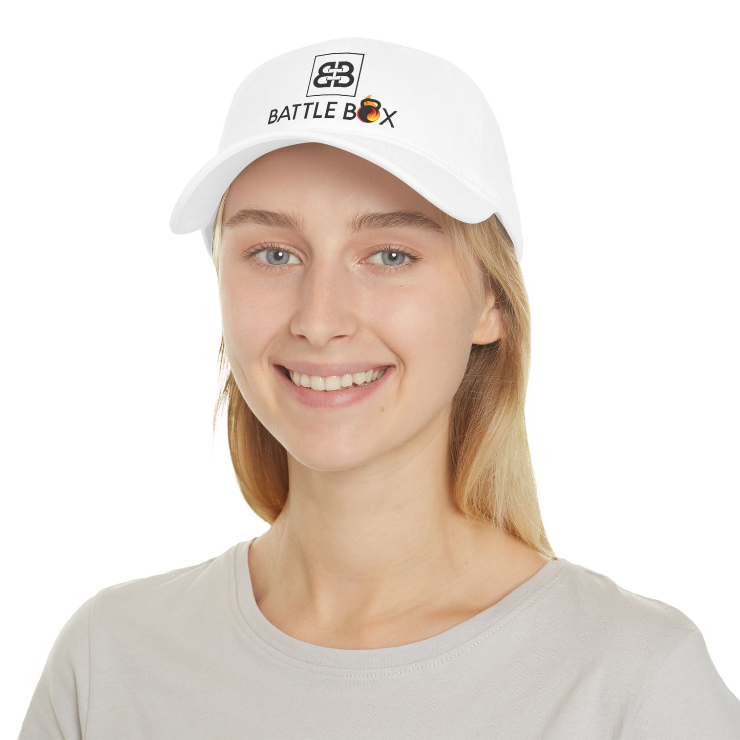 Battle Box Unisex Low Profile Hat Black Logo