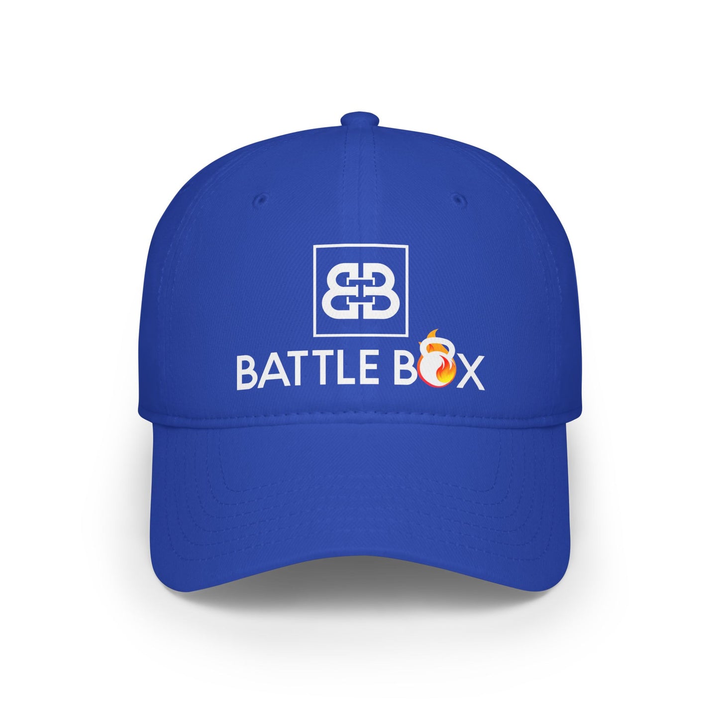 Battle Box Unisex Low Profile Hat White Logo