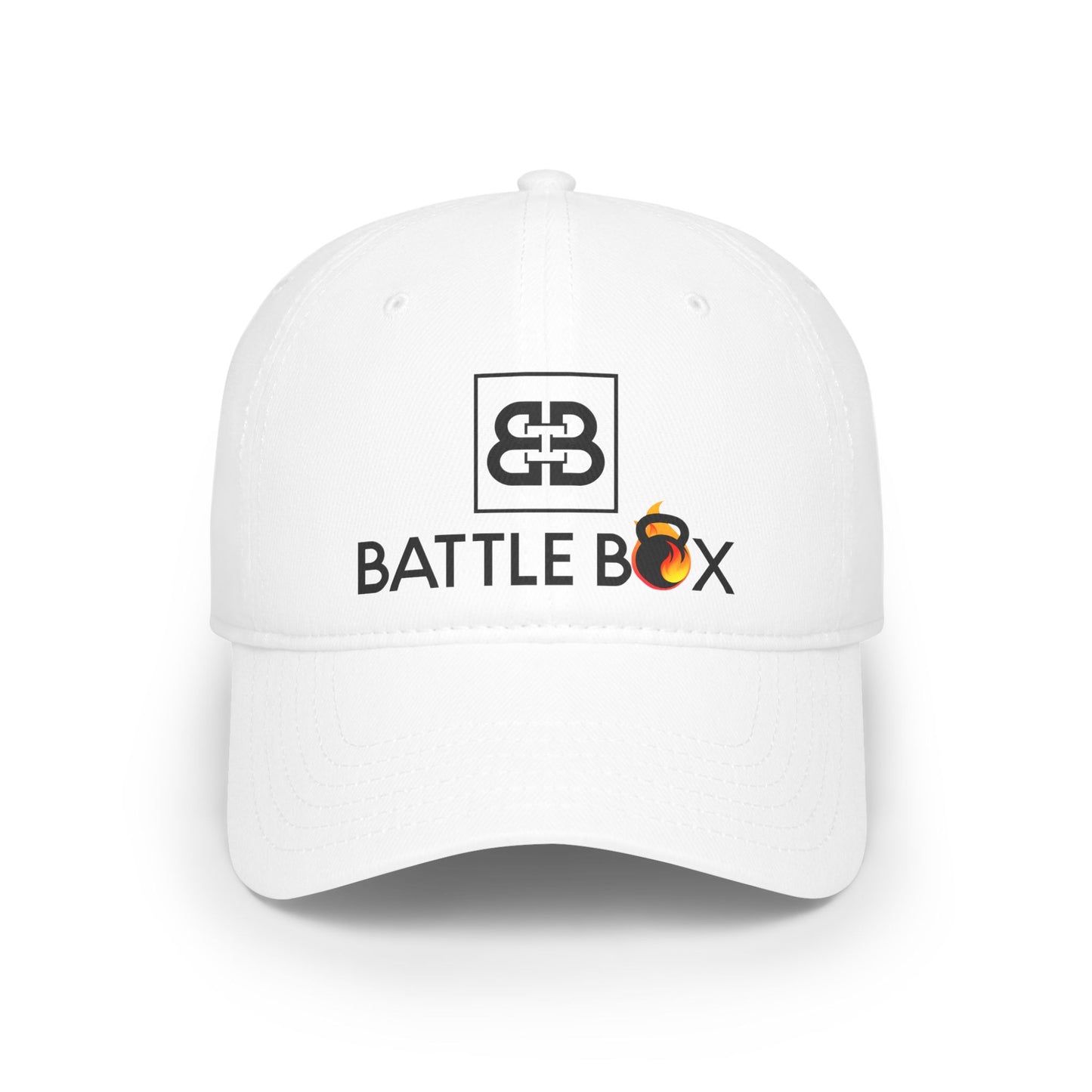 Battle Box Unisex Low Profile Hat Black Logo