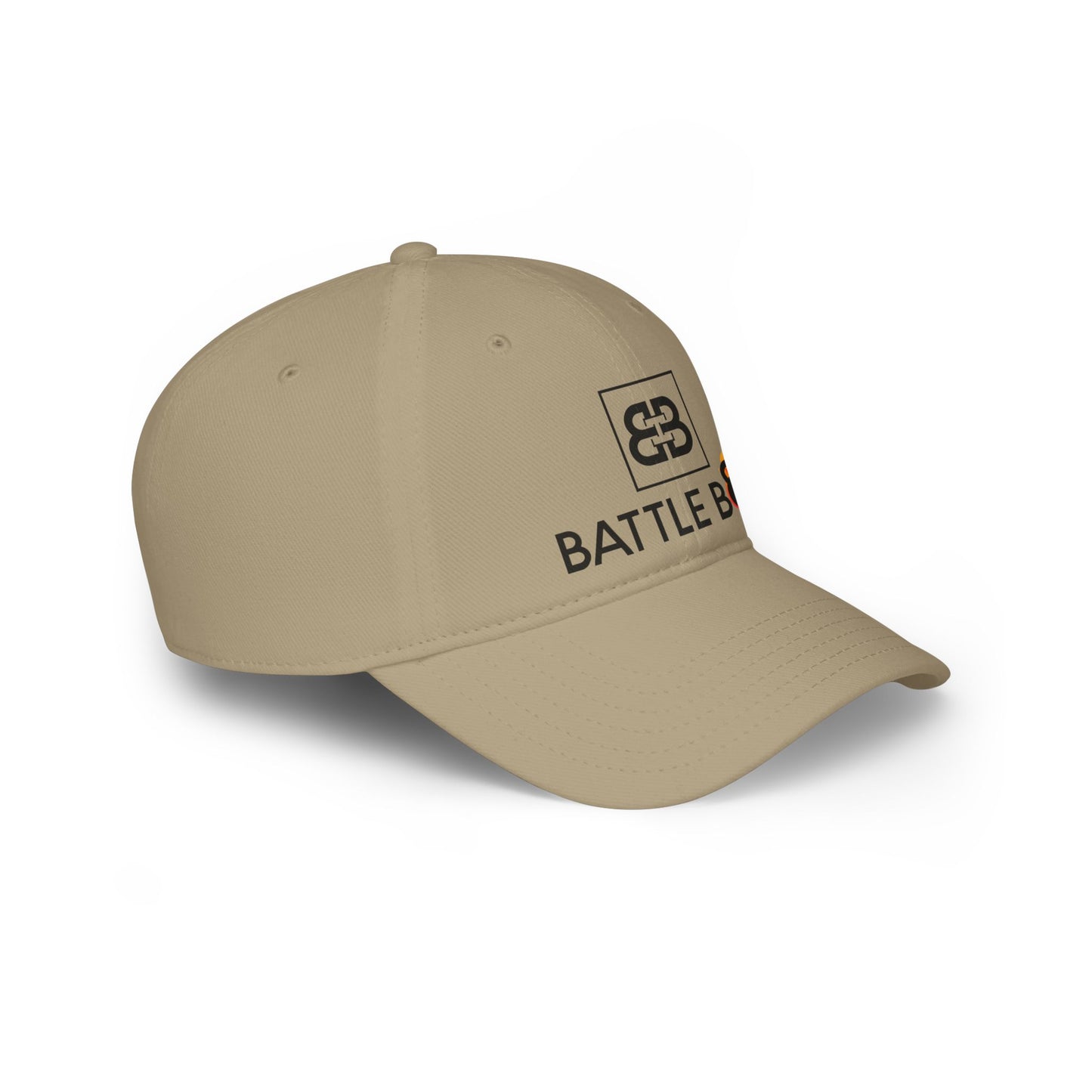 Battle Box Unisex Low Profile Hat Black Logo