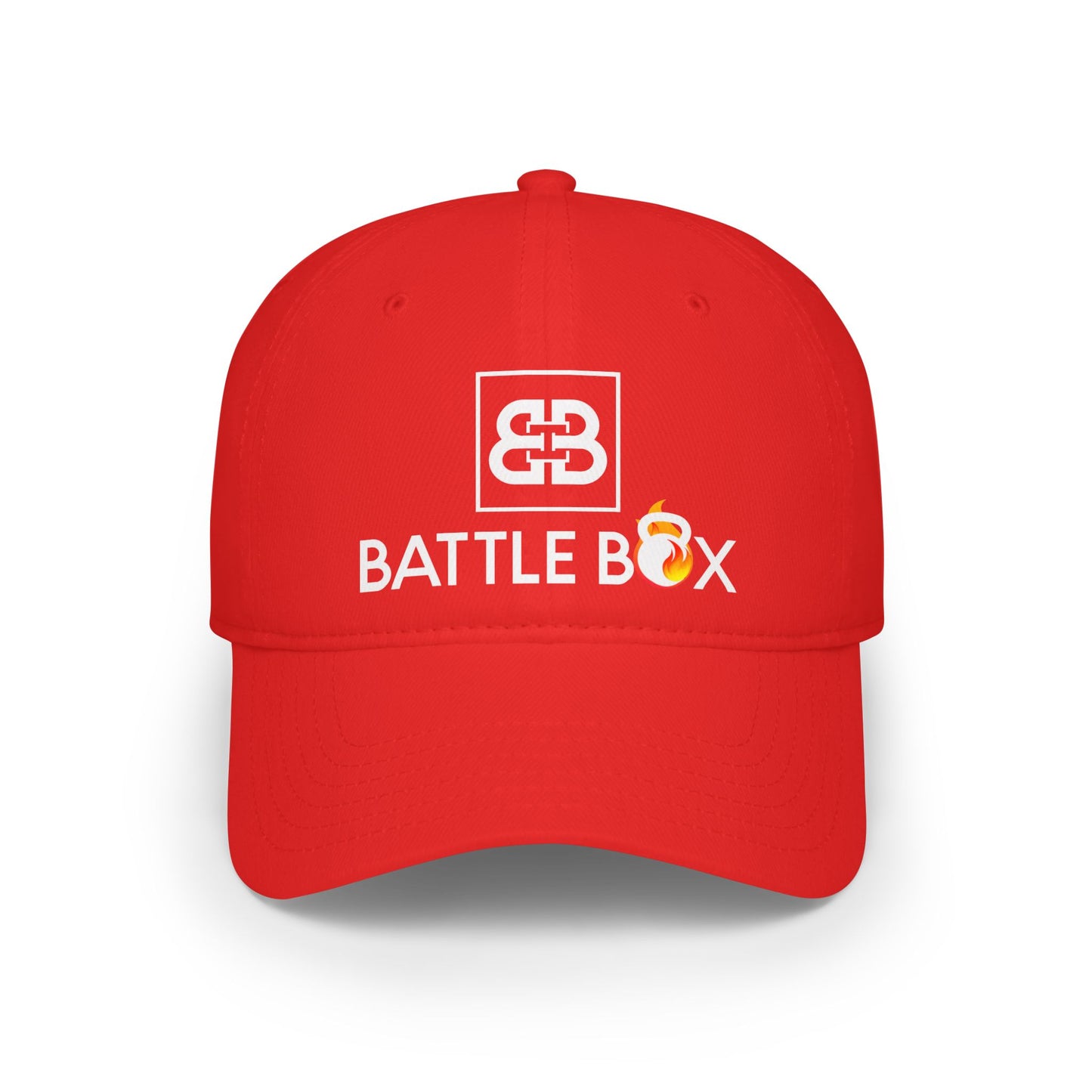 Battle Box Unisex Low Profile Hat White Logo