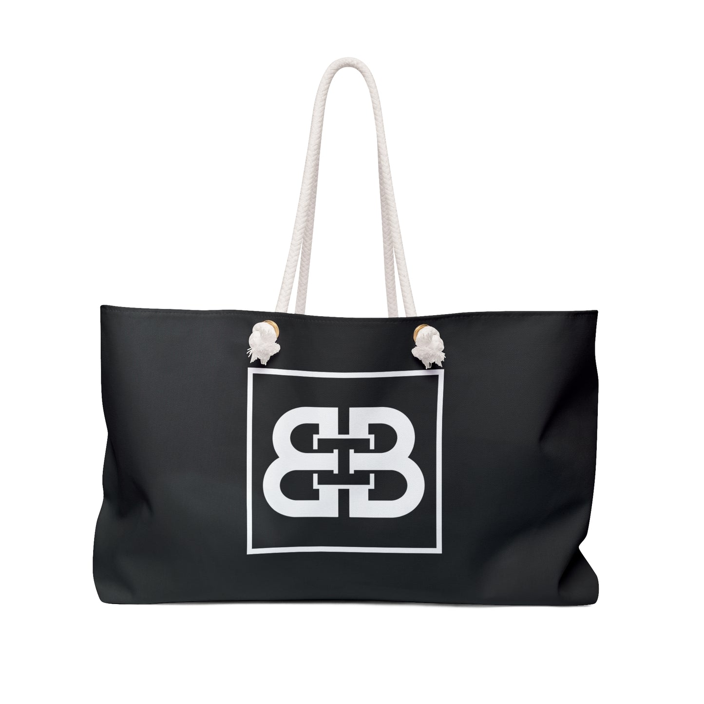 Black Yoga Gym Weekender Bag -1A