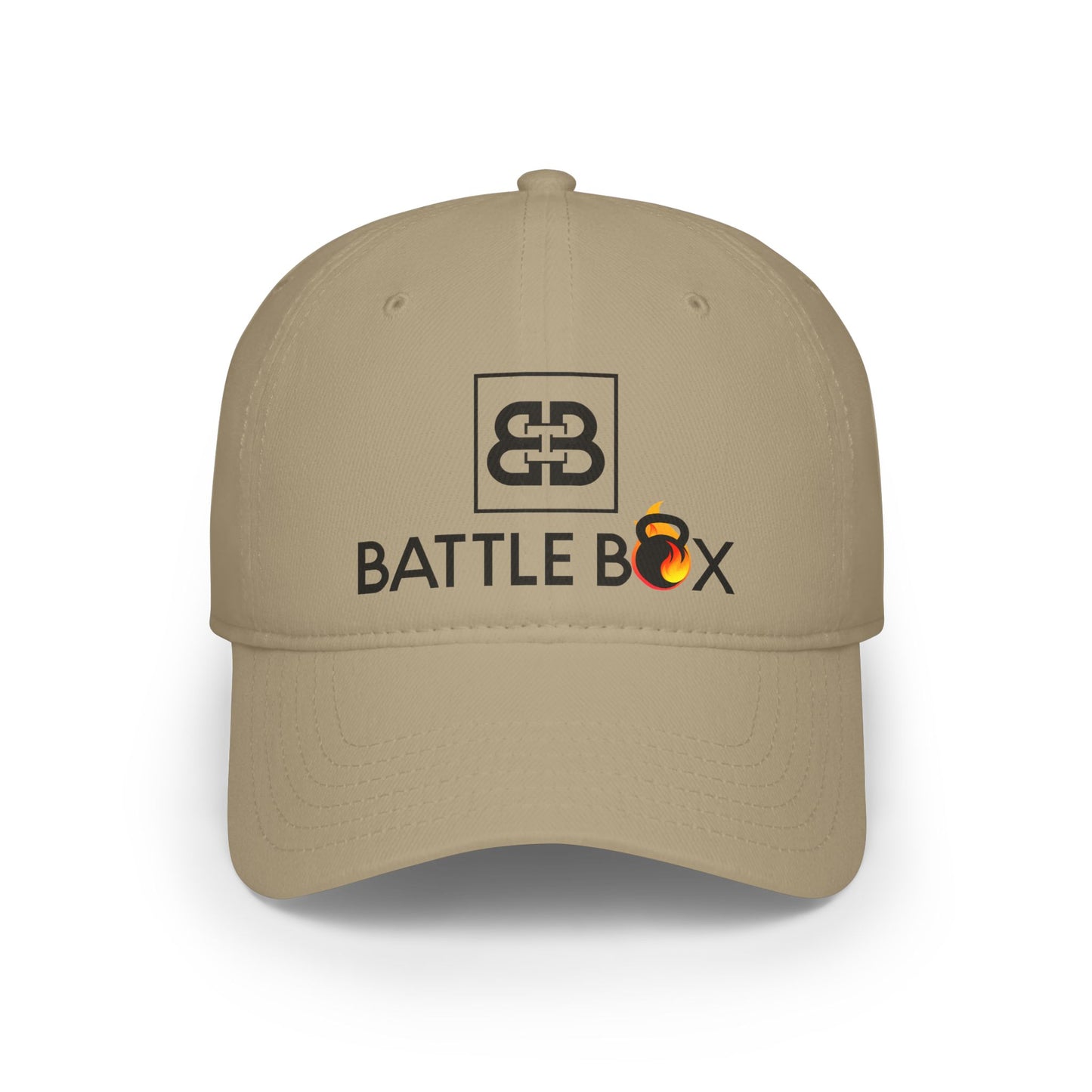 Battle Box Unisex Low Profile Hat Black Logo