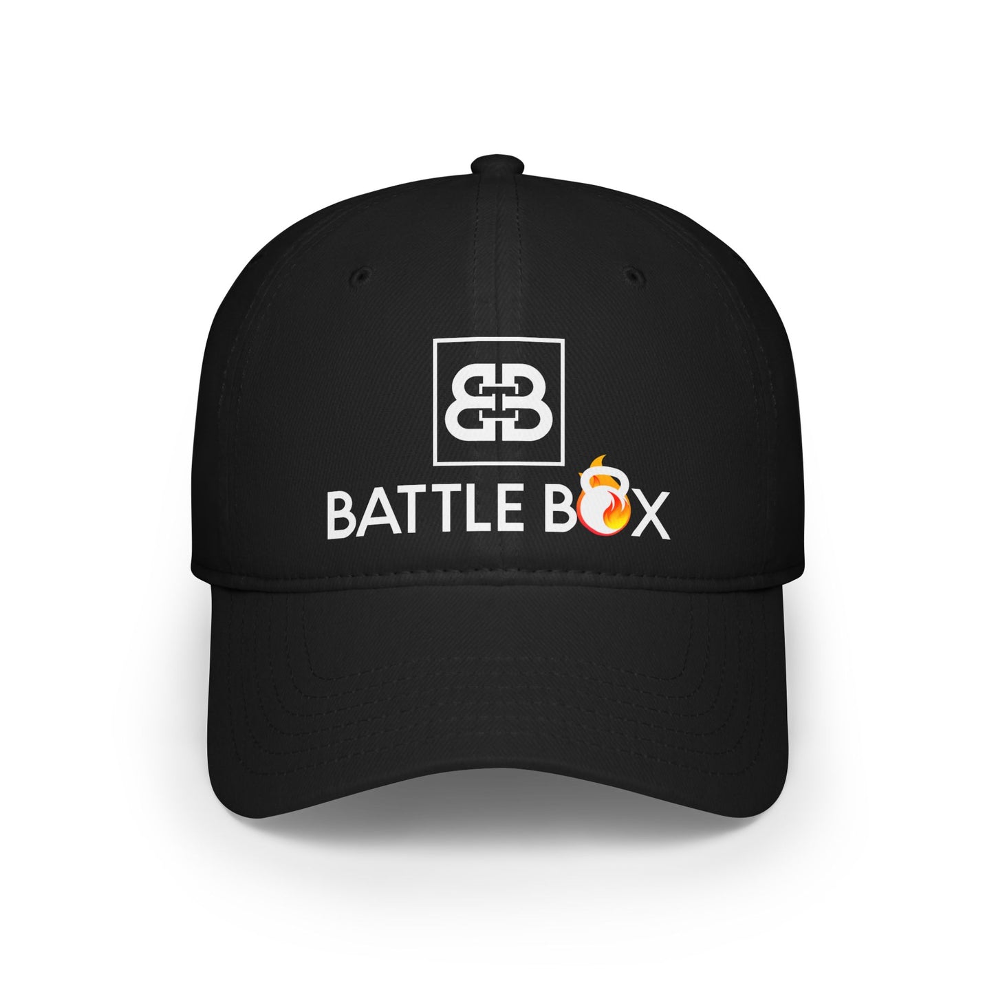 Battle Box Unisex Low Profile Hat White Logo