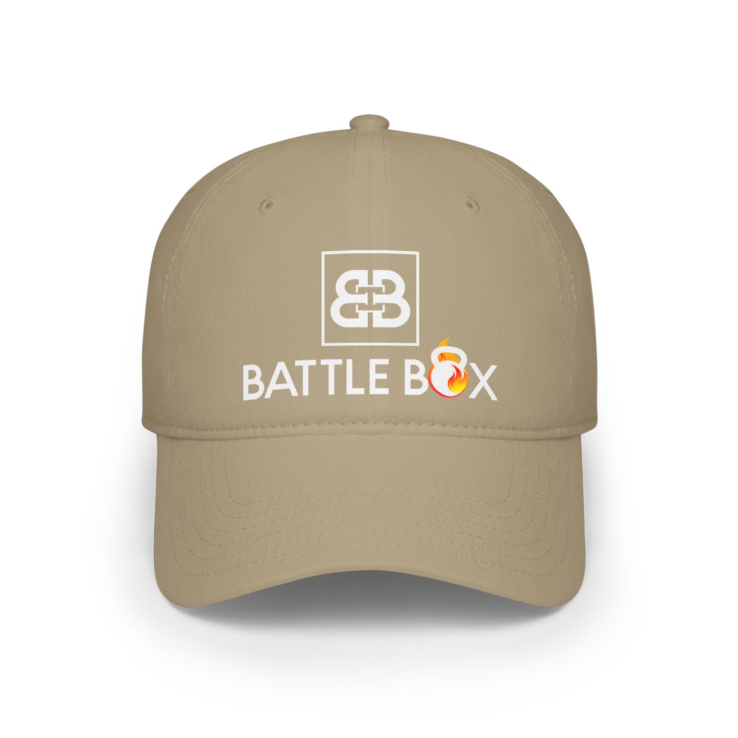 Battle Box Unisex Low Profile Hat White Logo