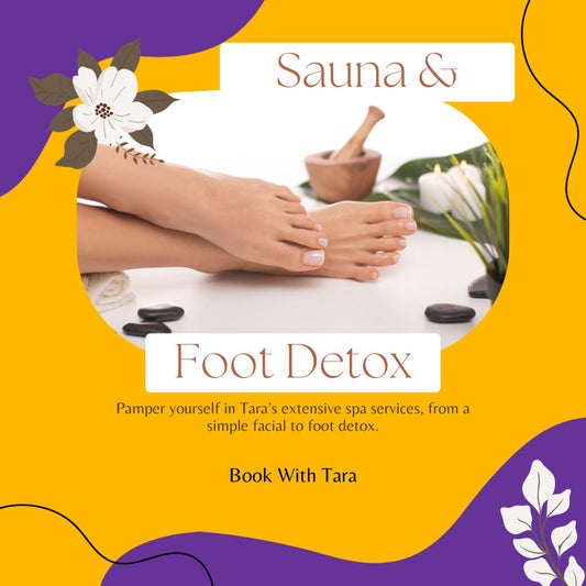 Detox Foot Treatment With Sauna Gift Card