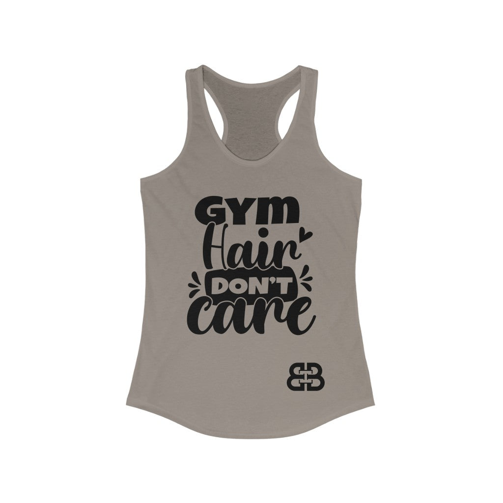 Women's Gym Hair Battle Box Racerback Tank -2A