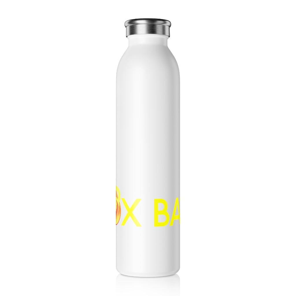 Battle Box Slim 20 Yellow Logo Water Bottle