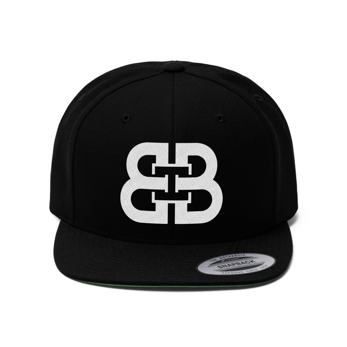 Battle Box Unisex [BB] White Logo Flat Bill Hat