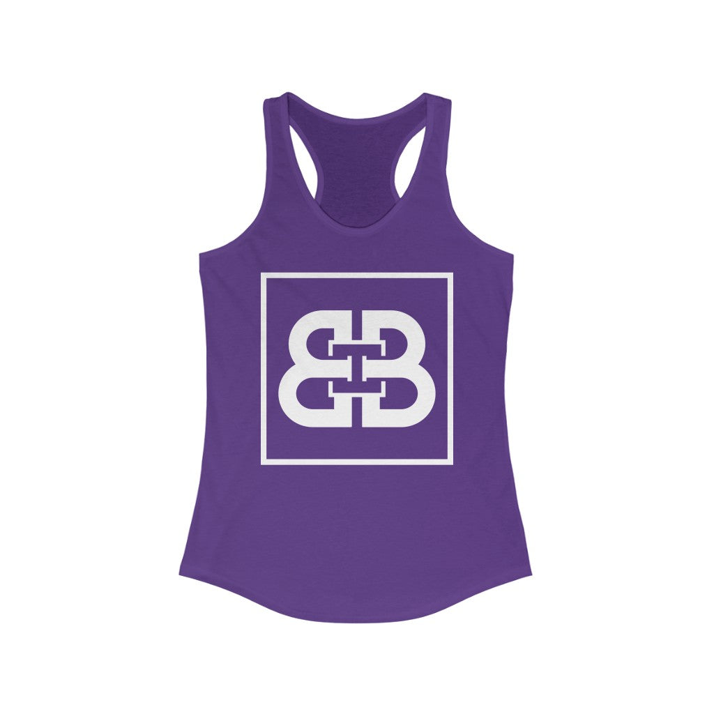 Women's Ideal Battle Box Racerback Tank -1A