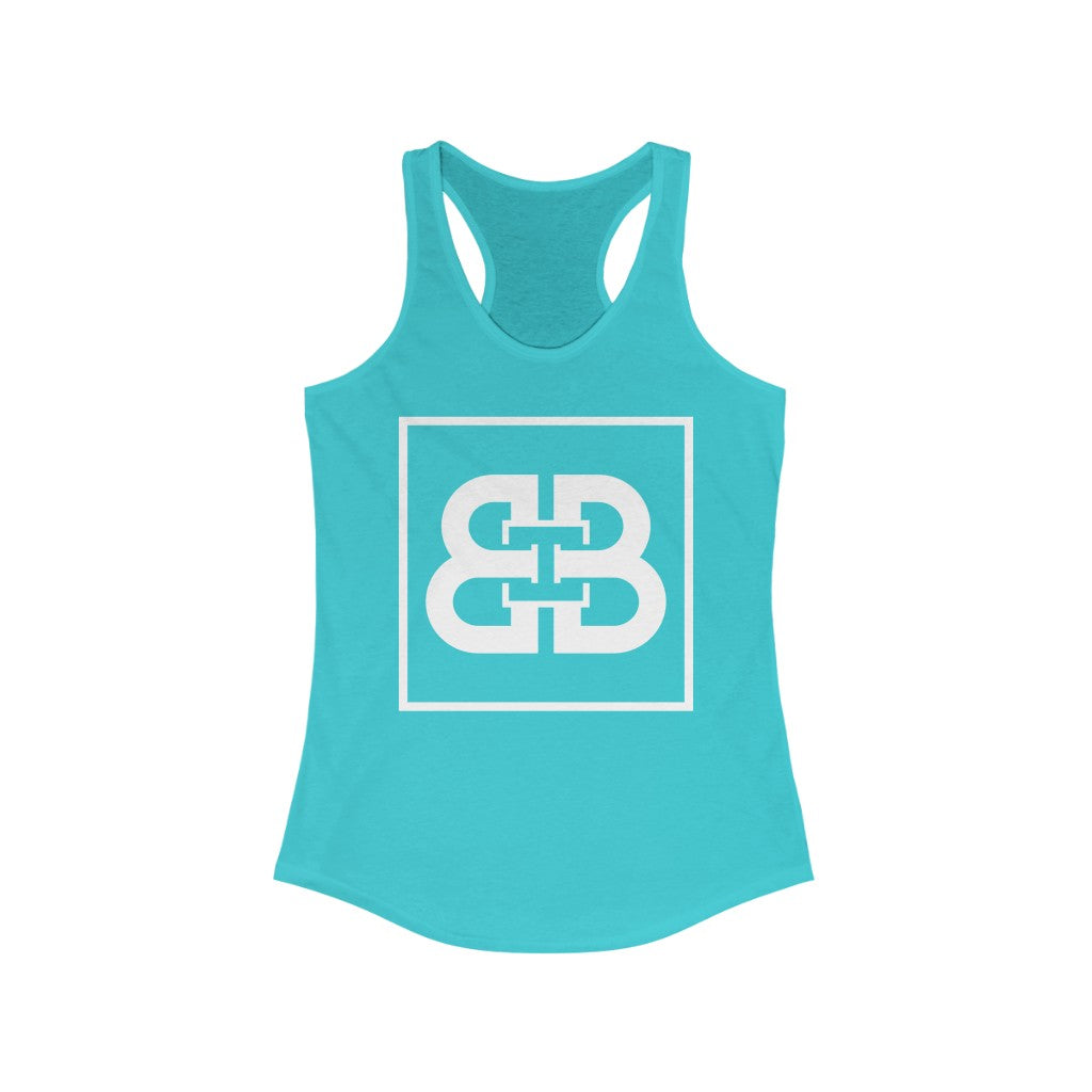 Women's Ideal Battle Box Racerback Tank -1A