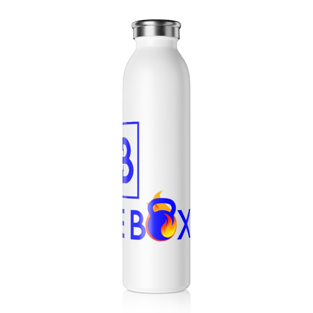 Battle Box Slim 20 Blue Logo Water Bottle