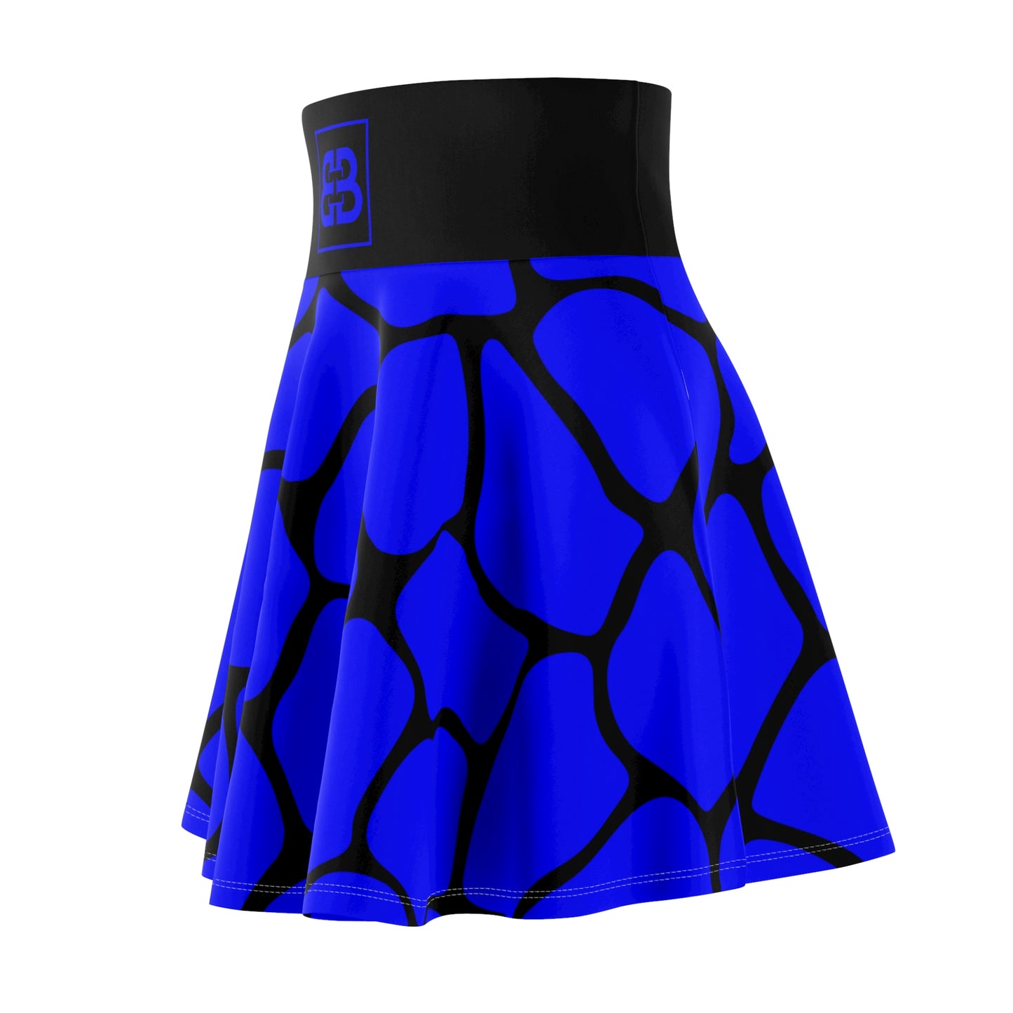 Battle Box High Waist Women's Skater Skirt-HW