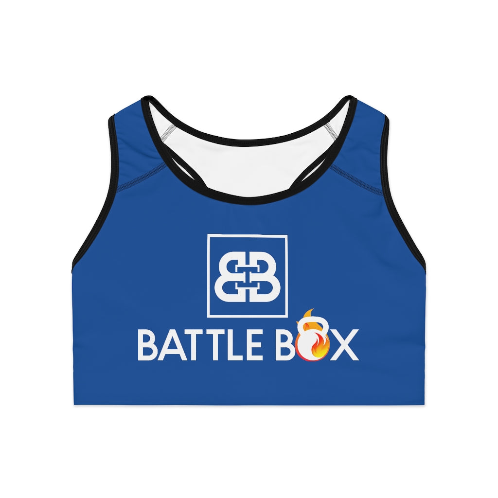 Battle Box Navy Sports Bra