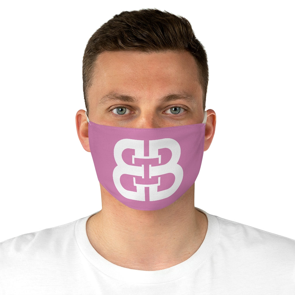 Pink Battle Box Fabric Face Mask