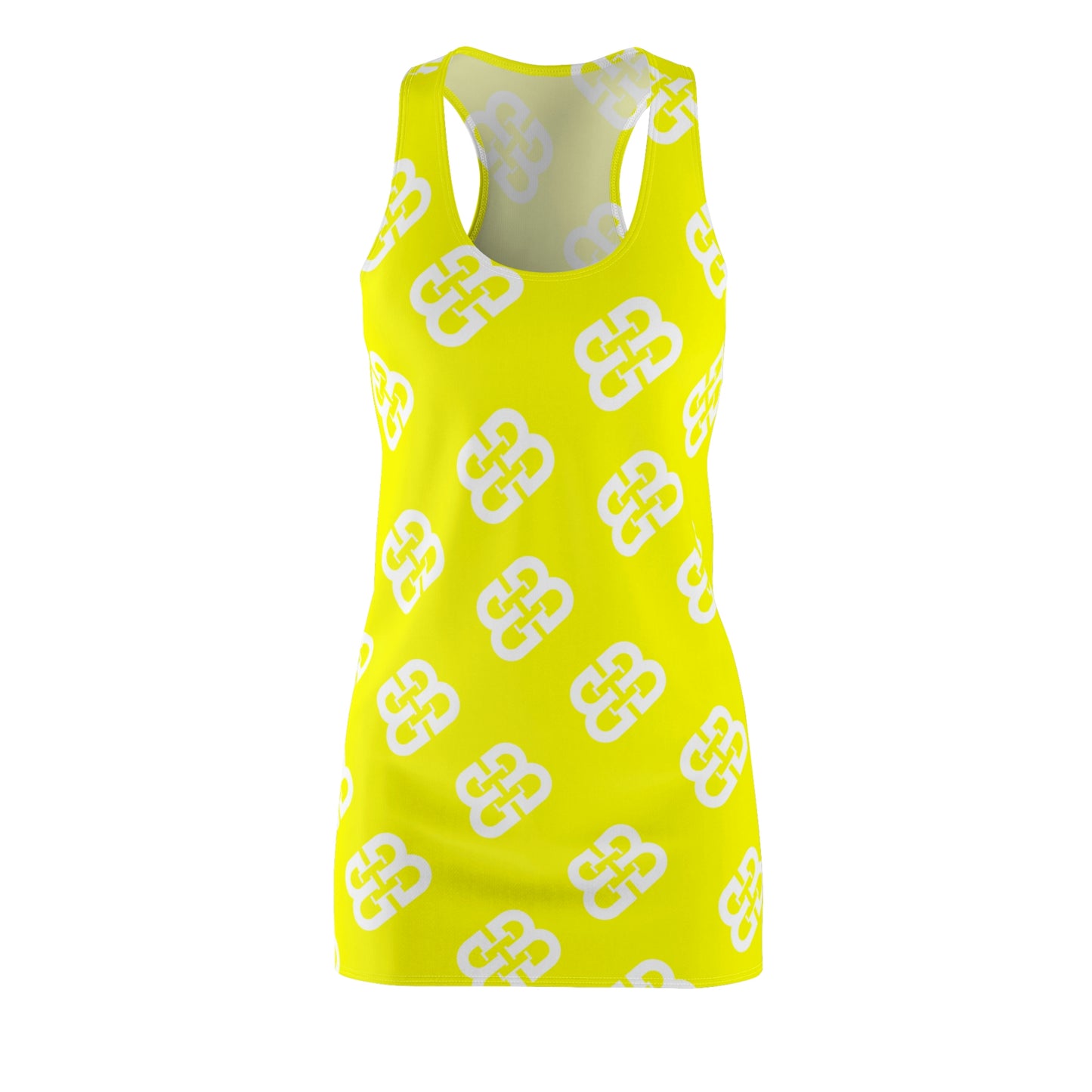 Battle Box Yellow White BB Tunic Racerback Top-CB