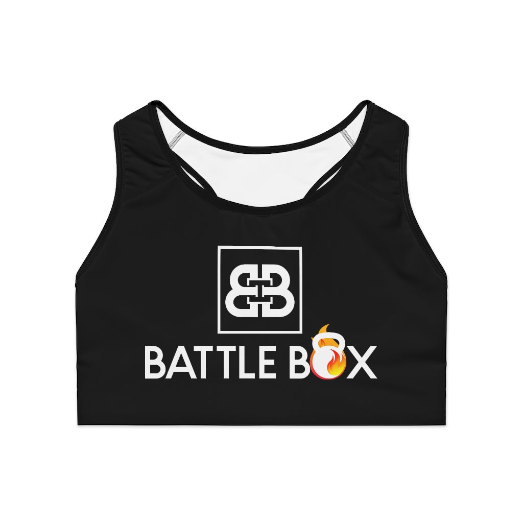 Battle Box Black Sports Bra