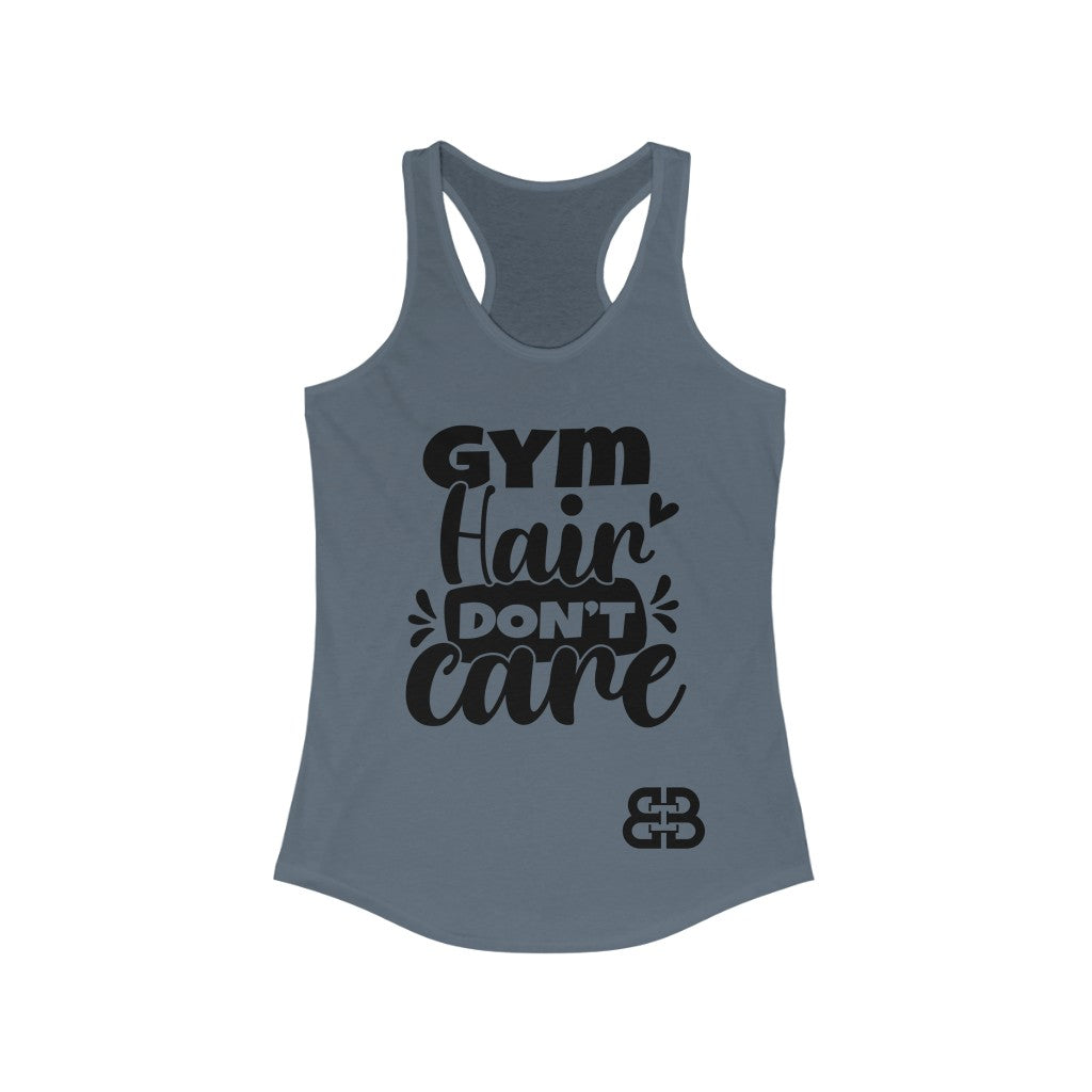 Women's Gym Hair Battle Box Racerback Tank -2A