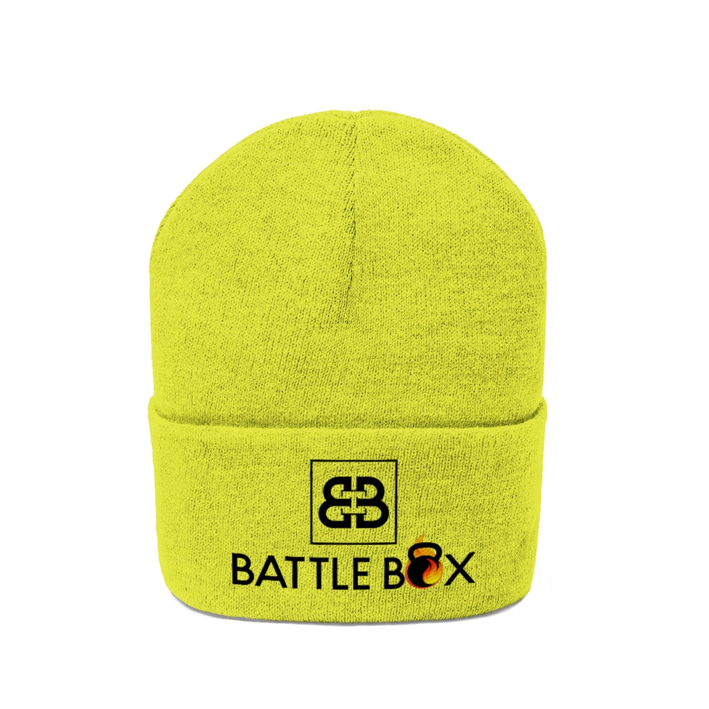 Battle Box [BB] Black Logo Unisex Knit Beanie
