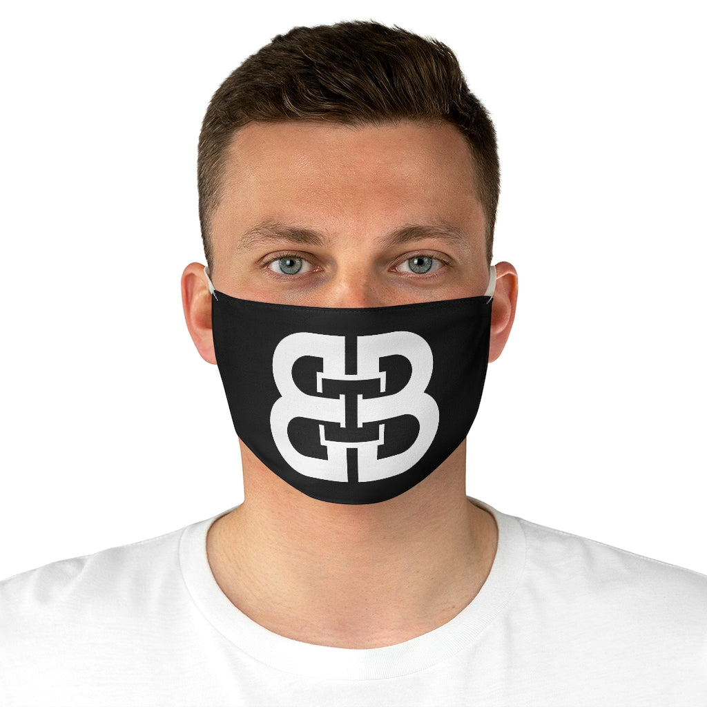 Black Battle Box Fabric Face Mask