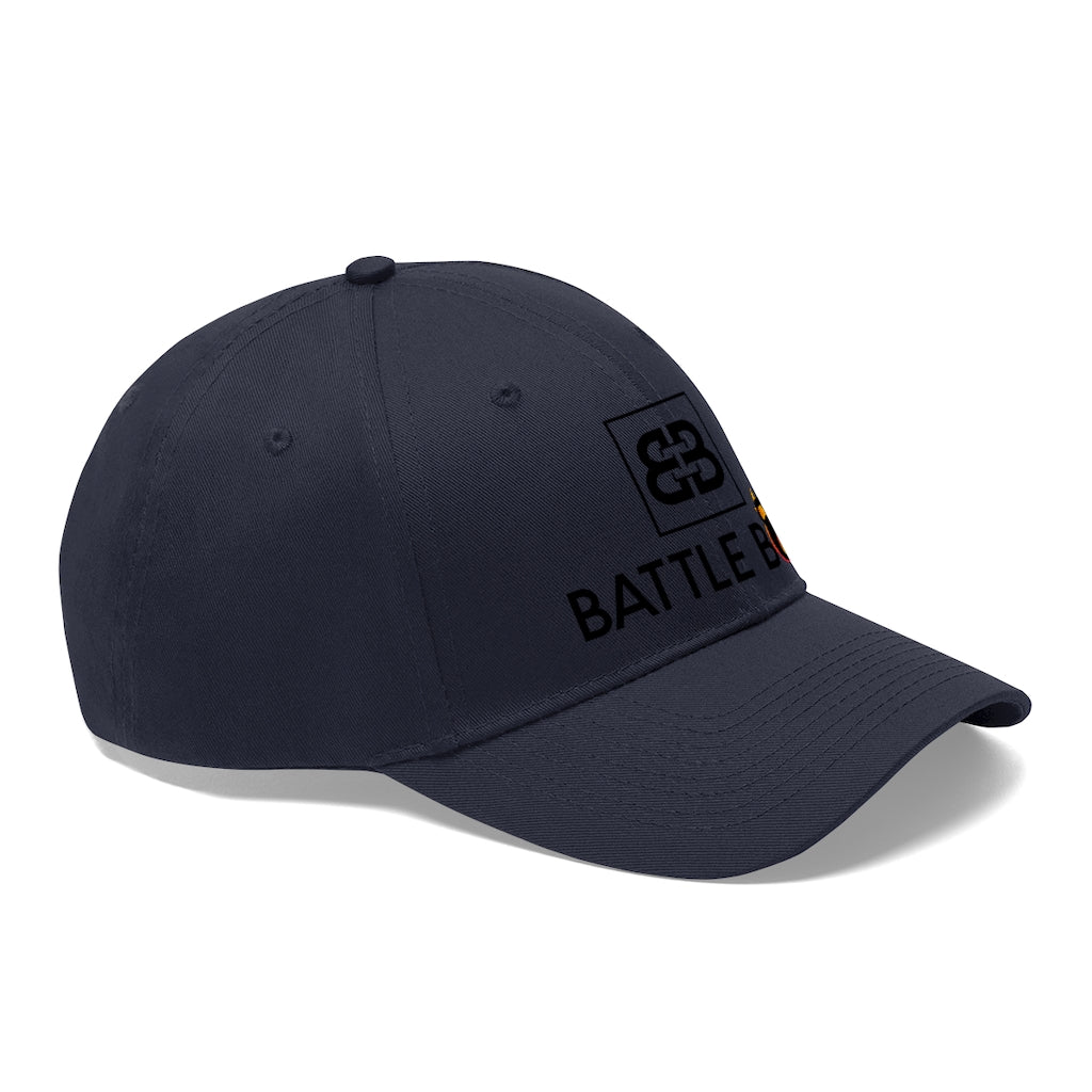 Battle Box Unisex Twill Hat Black Logo