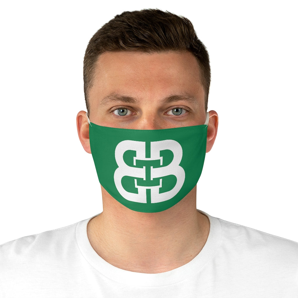 Green Battle Box Fabric Face Mask