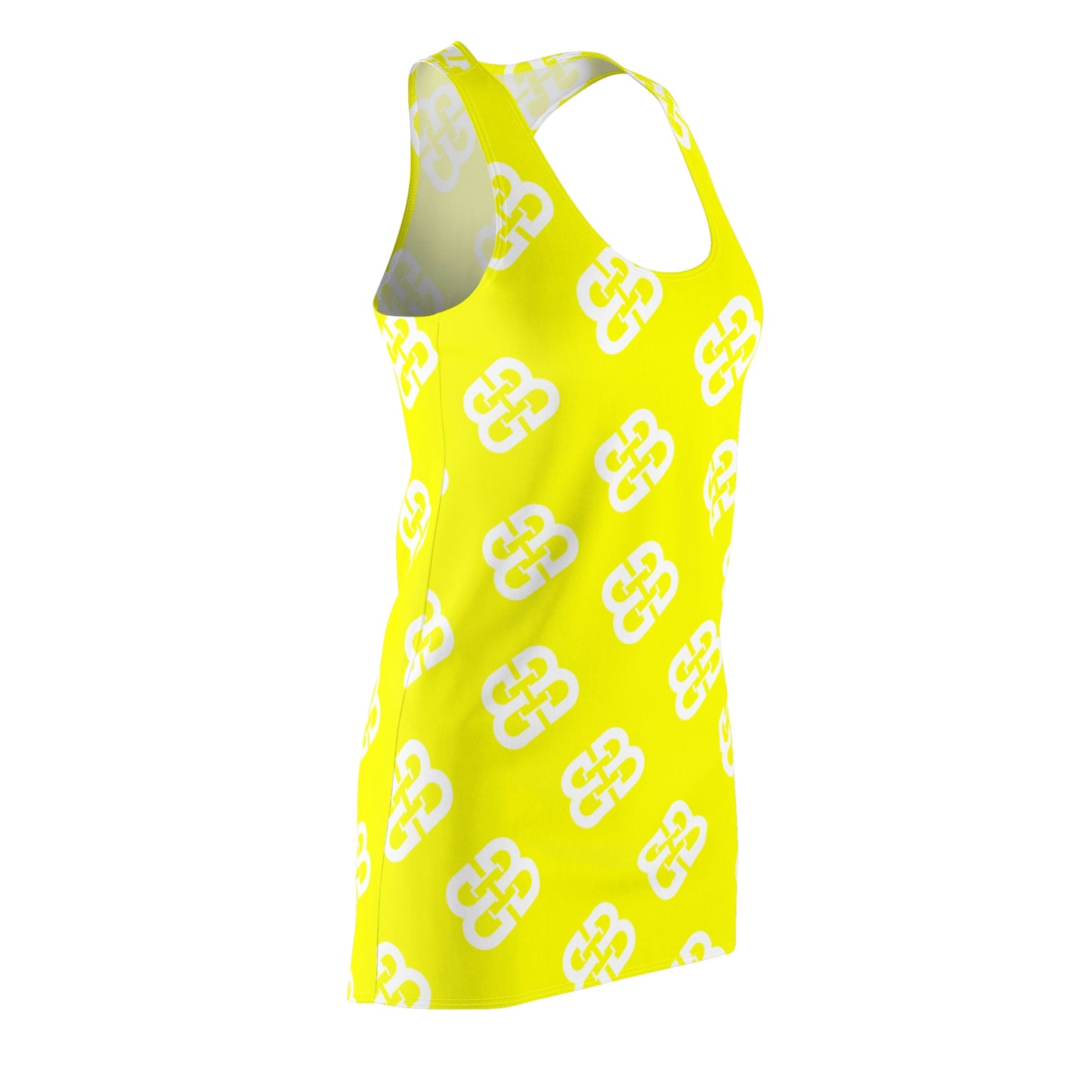 Battle Box Yellow White BB Tunic Racerback Top-CB