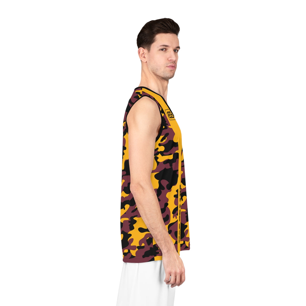 Battle Box Black Burgundy Basketball Jersey