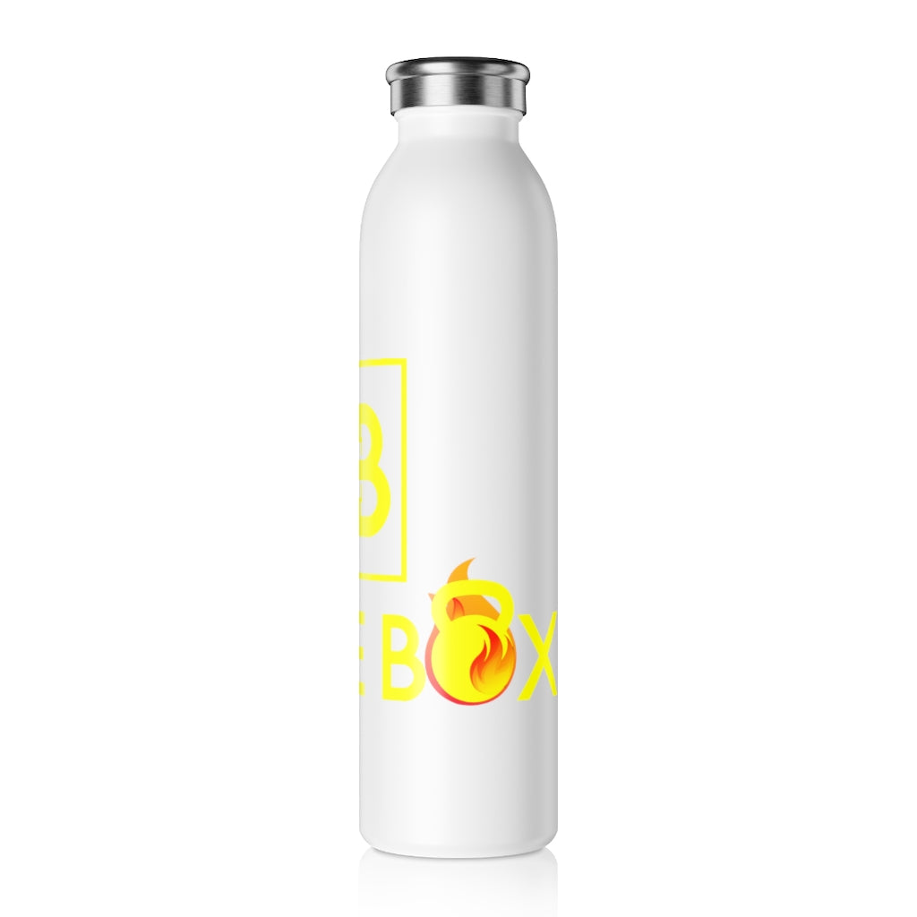 Battle Box Slim 20 Yellow Logo Water Bottle