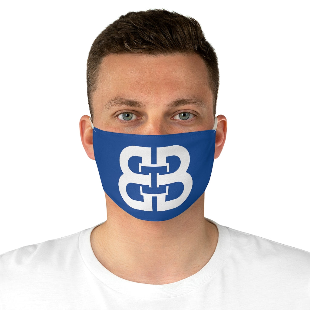 Navy Battle Box Fabric Face Mask