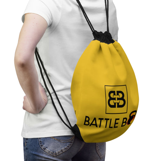 Battle Box Yellow Drawstring Bag