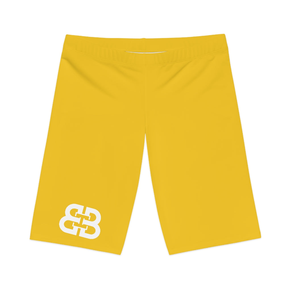 Battle Box Women's Yellow Bike Shorts