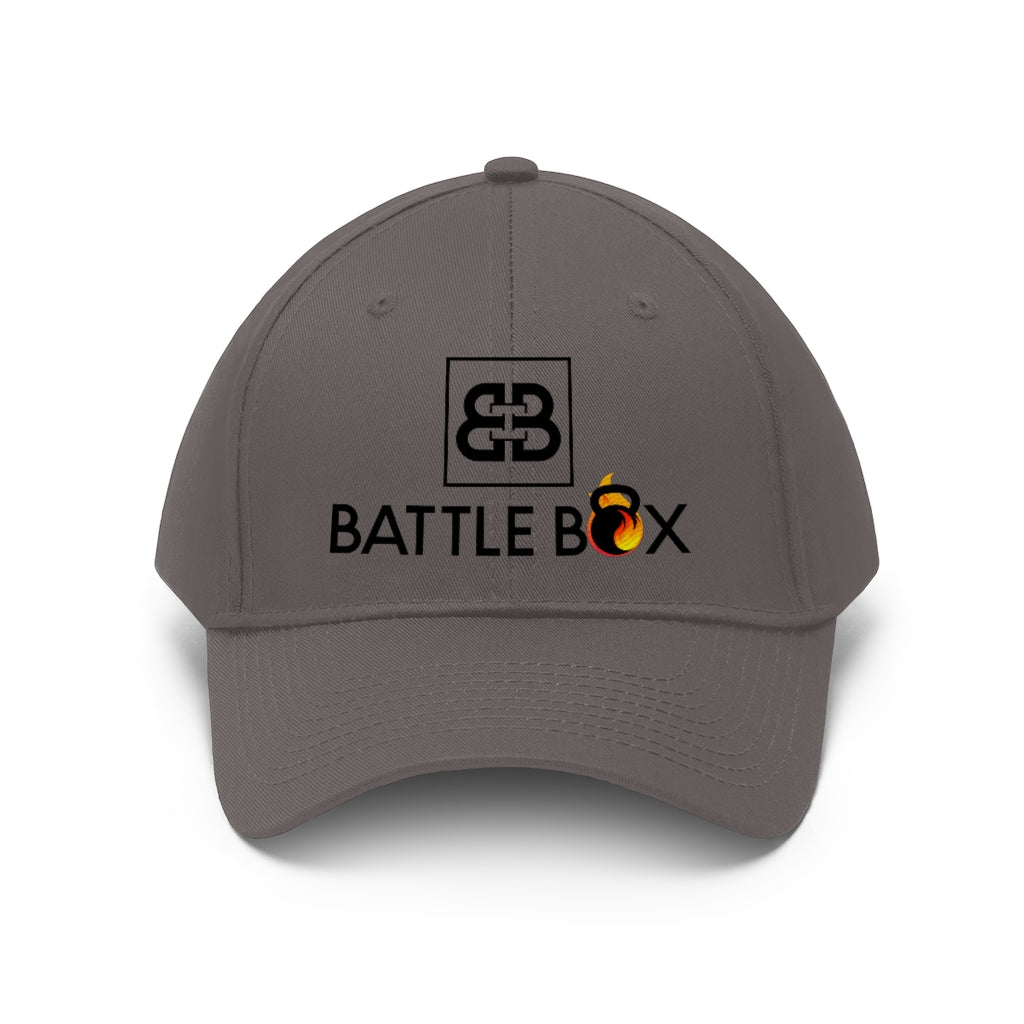 Battle Box Unisex Twill Hat Black Logo