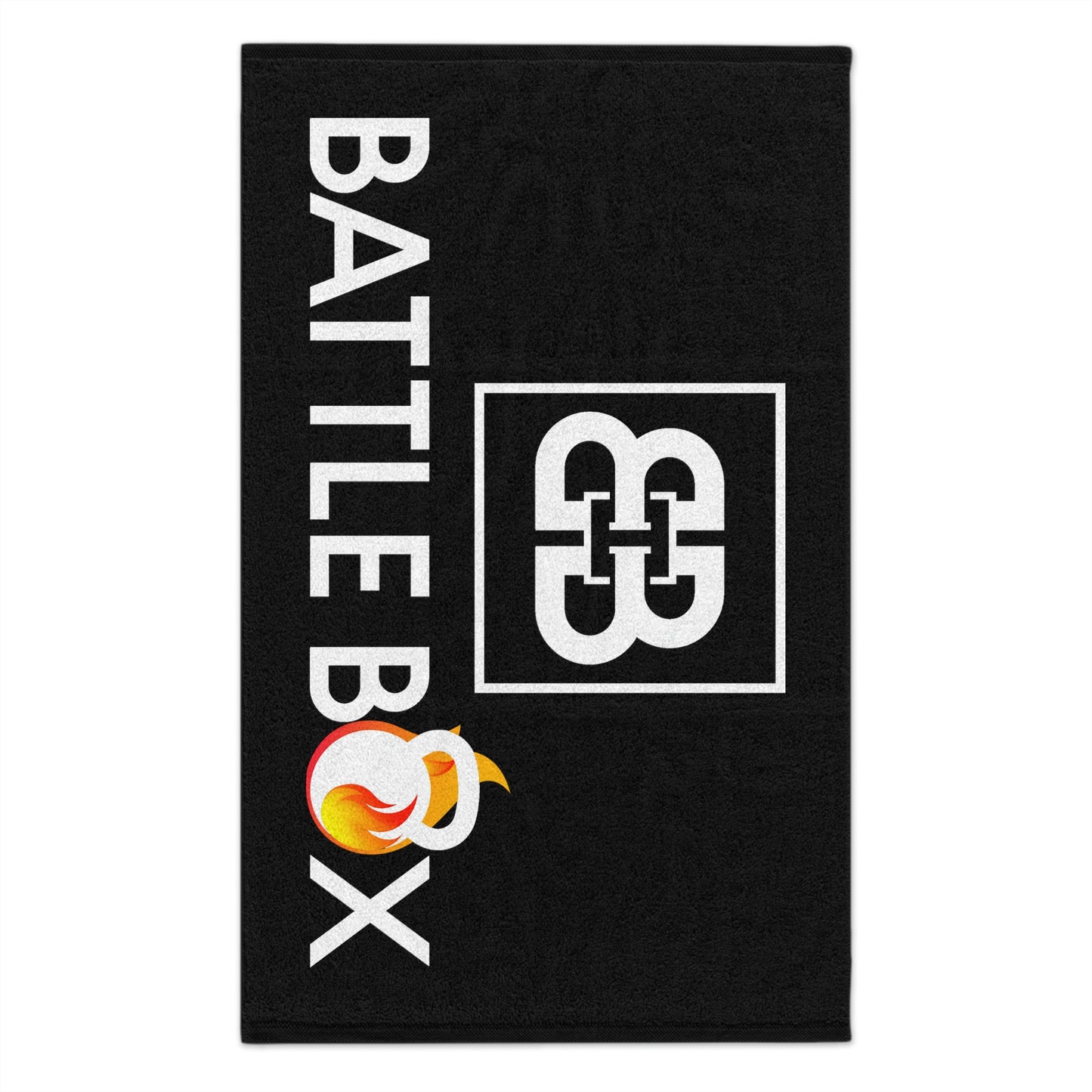 Battle Box Red Rally Towel-Black