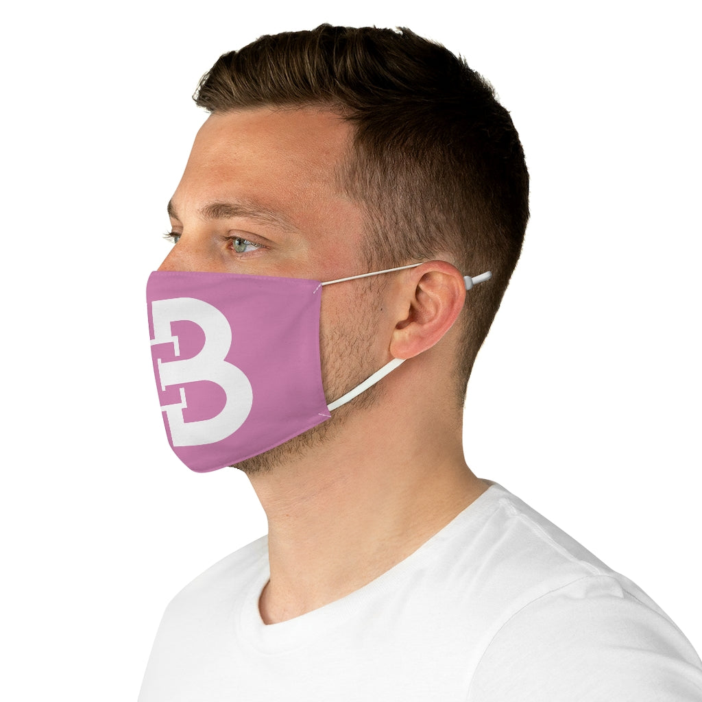 Pink Battle Box Fabric Face Mask