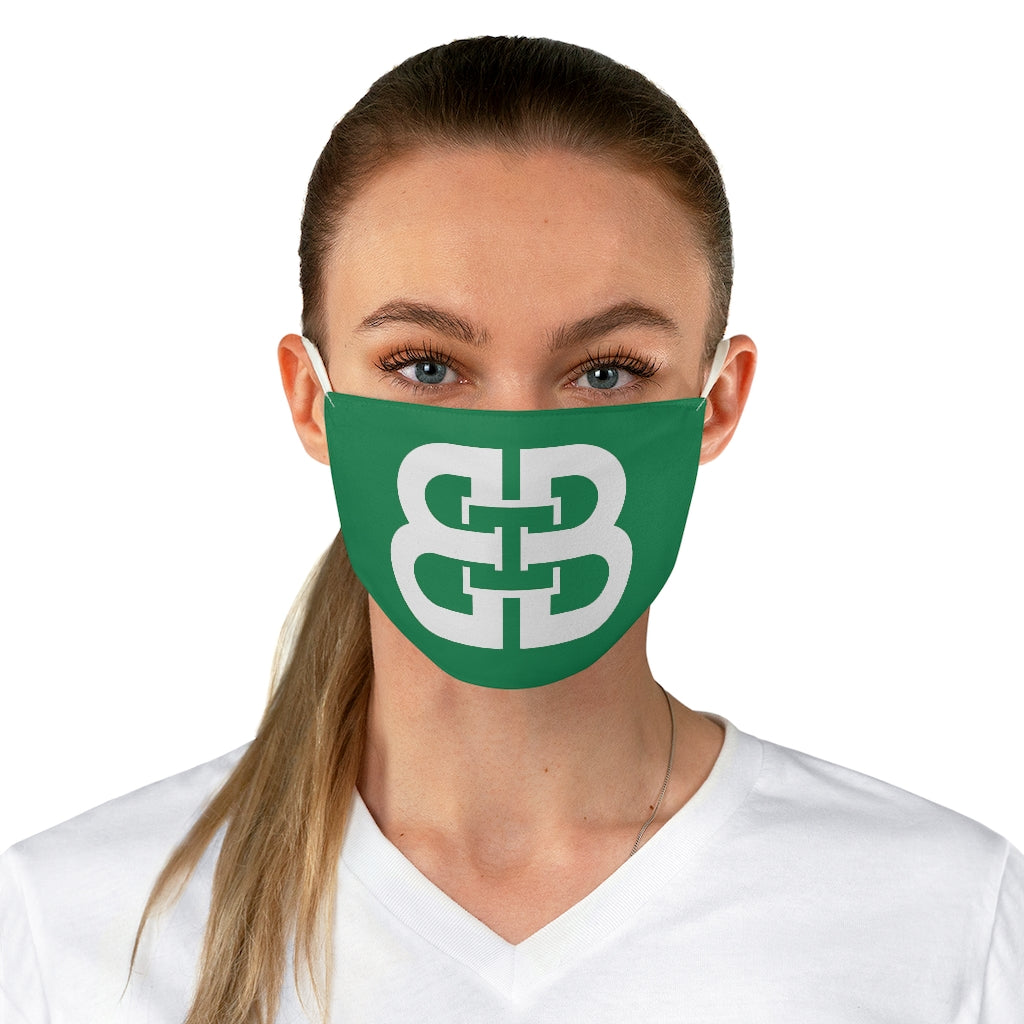 Green Battle Box Fabric Face Mask