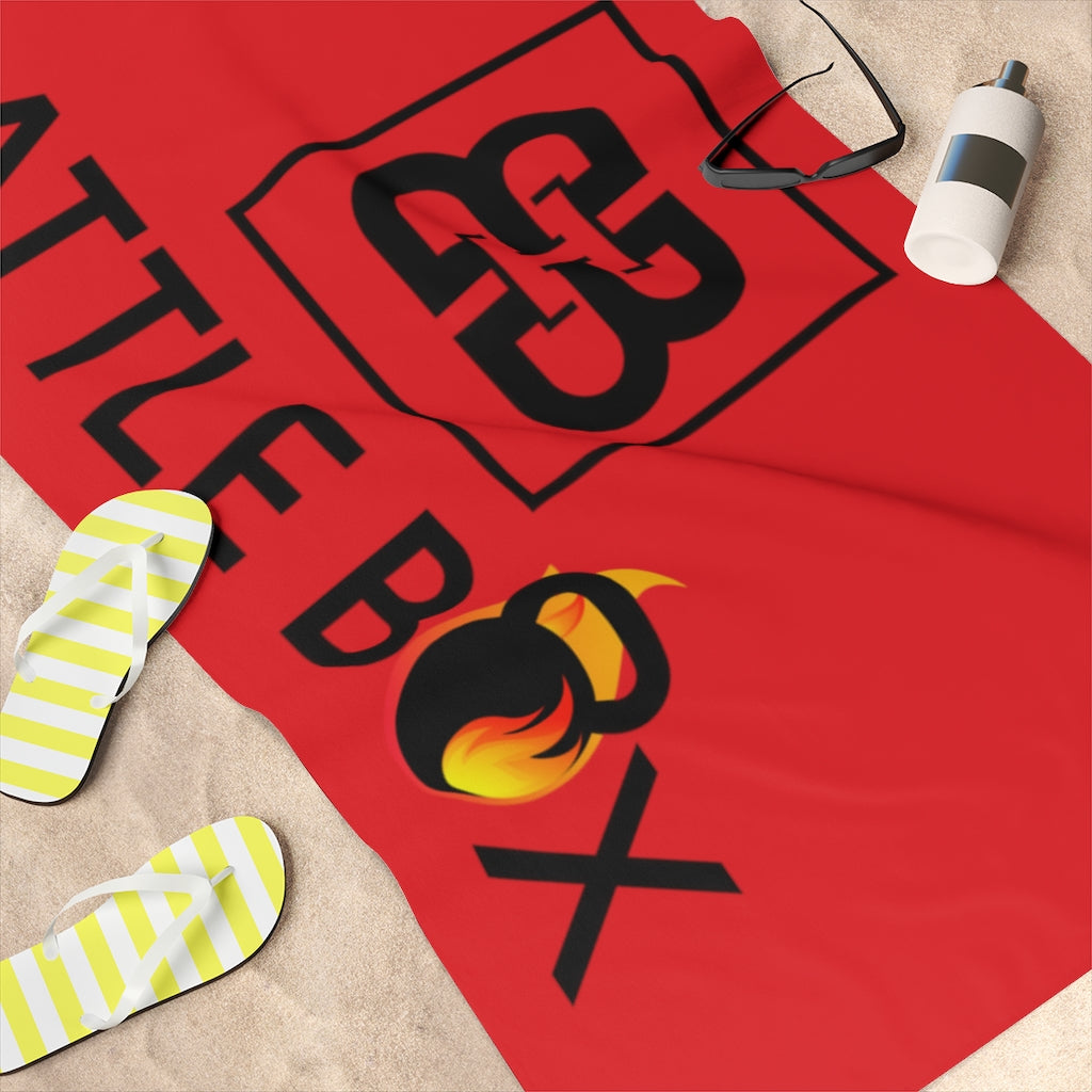 Battle Box Red Gym Towel
