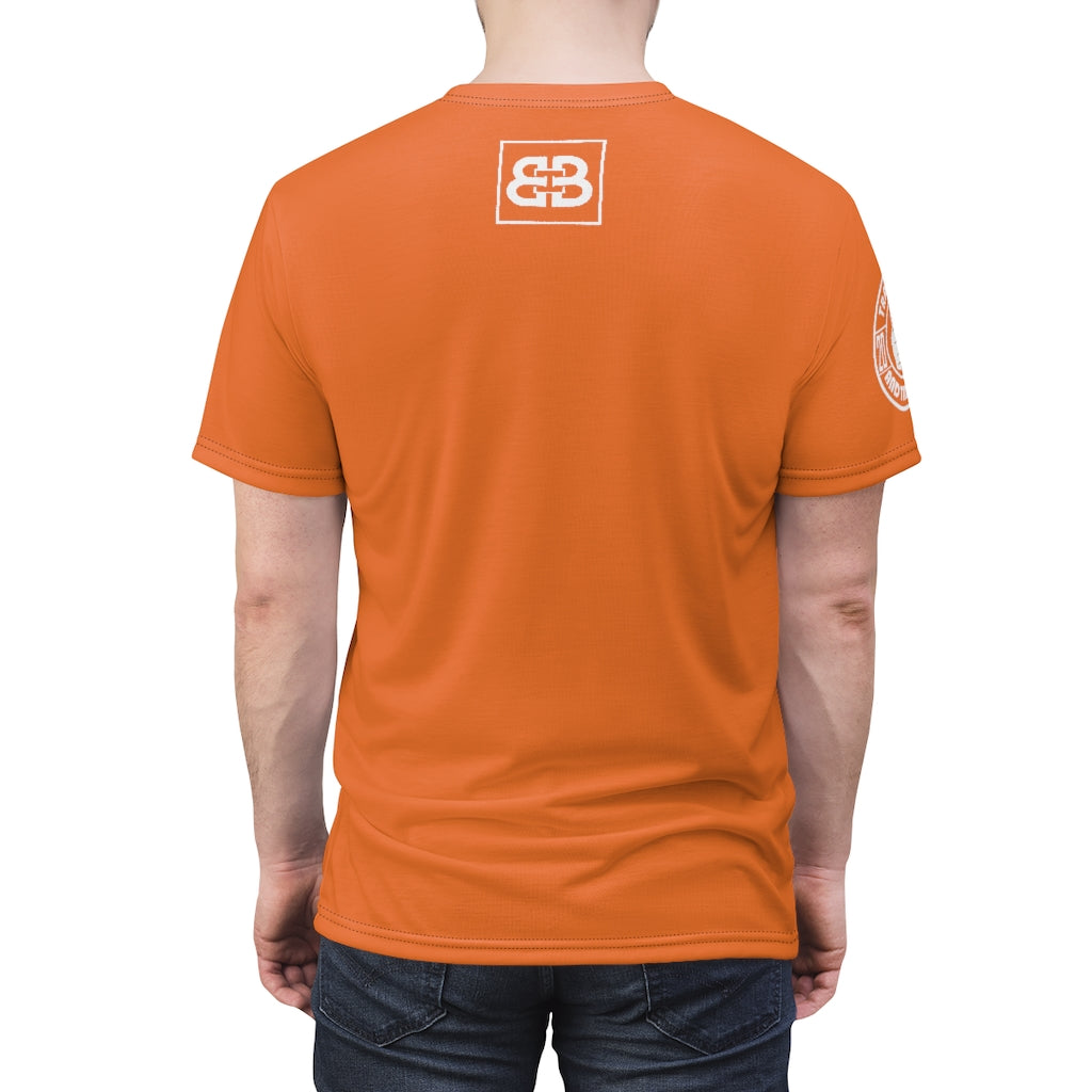 Battle Box Unisex Triple Print Orange T-Shirt