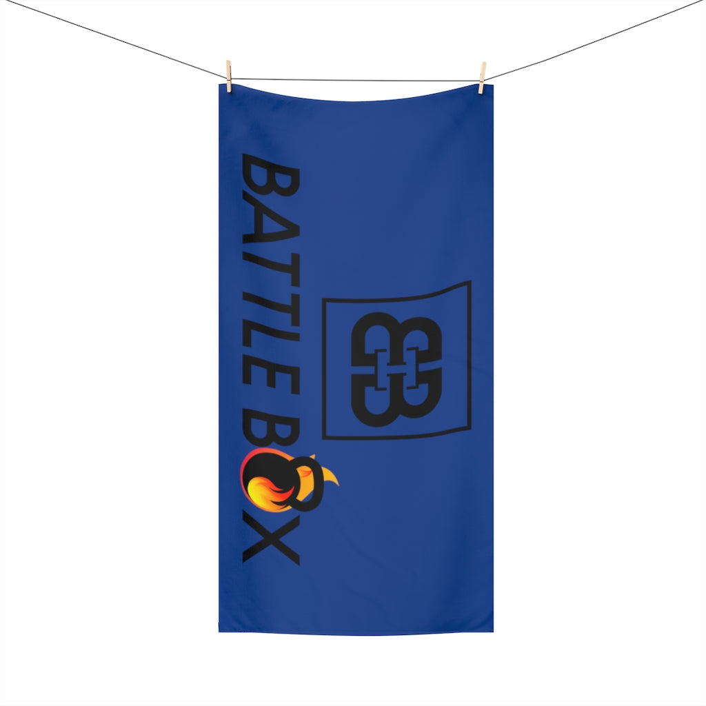 Navy Battle Box Gym Towel