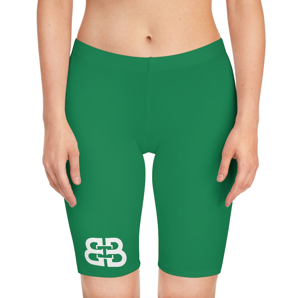 Battle Box Women's Green Bike Shorts