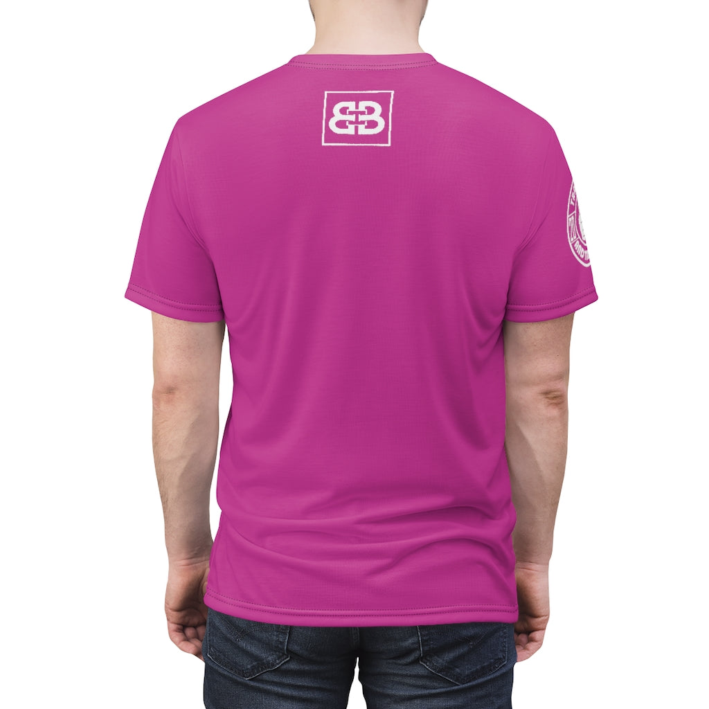 Battle Box Unisex Triple Print Pink T-Shirt