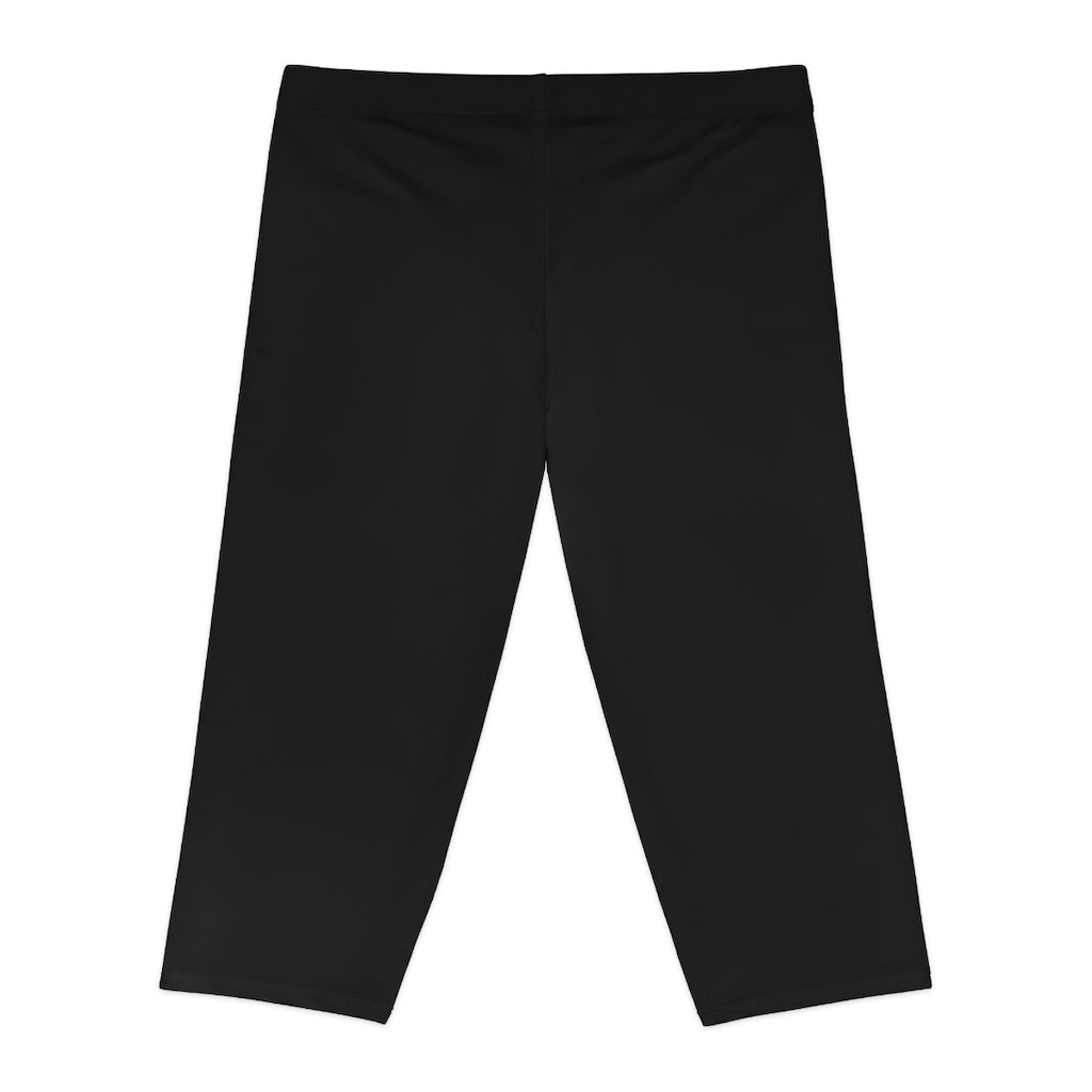 Battle Box [BB] Women's Black Capri Leggings