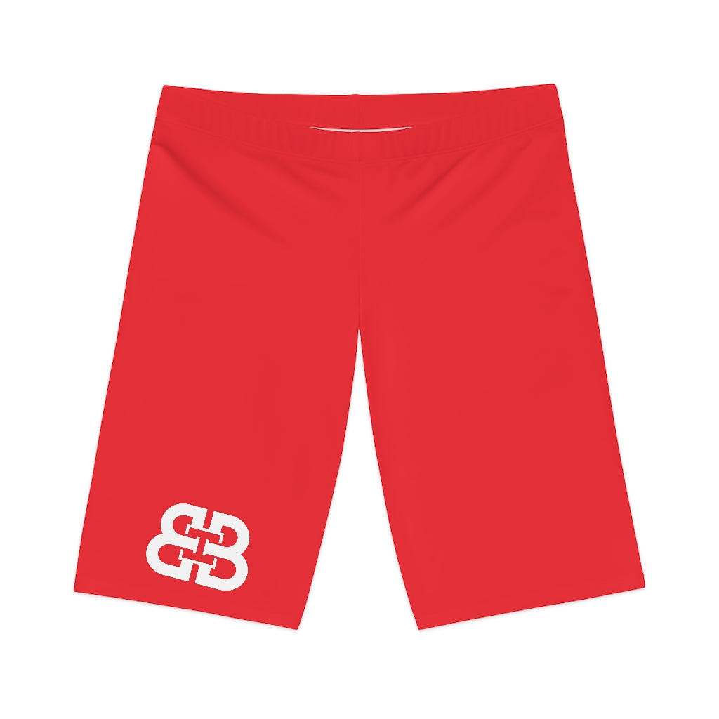 Battle Box Women's Red Bike Shorts