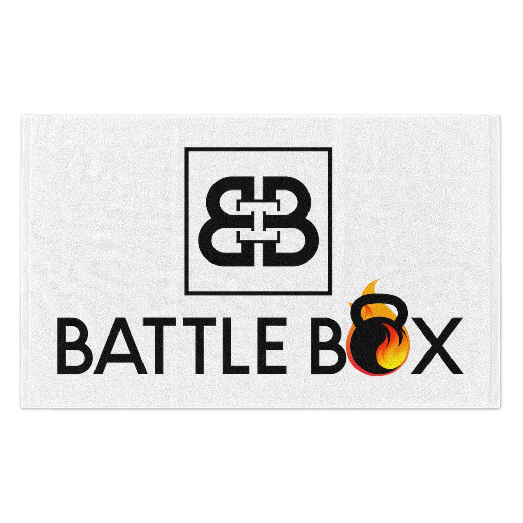 Battle Box White Rally Towel