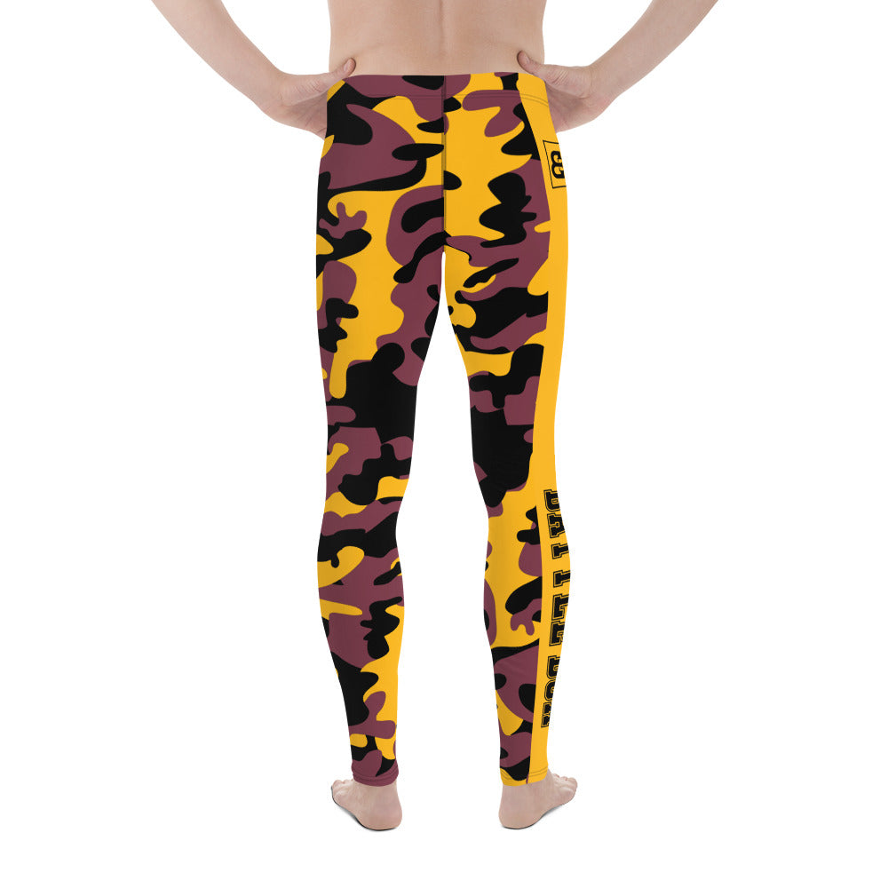 Battle Box Camo Black Gold Cleveland Men's Leggings