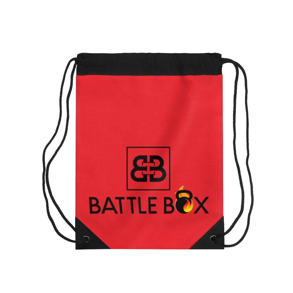 Battle Box Red Drawstring Bag